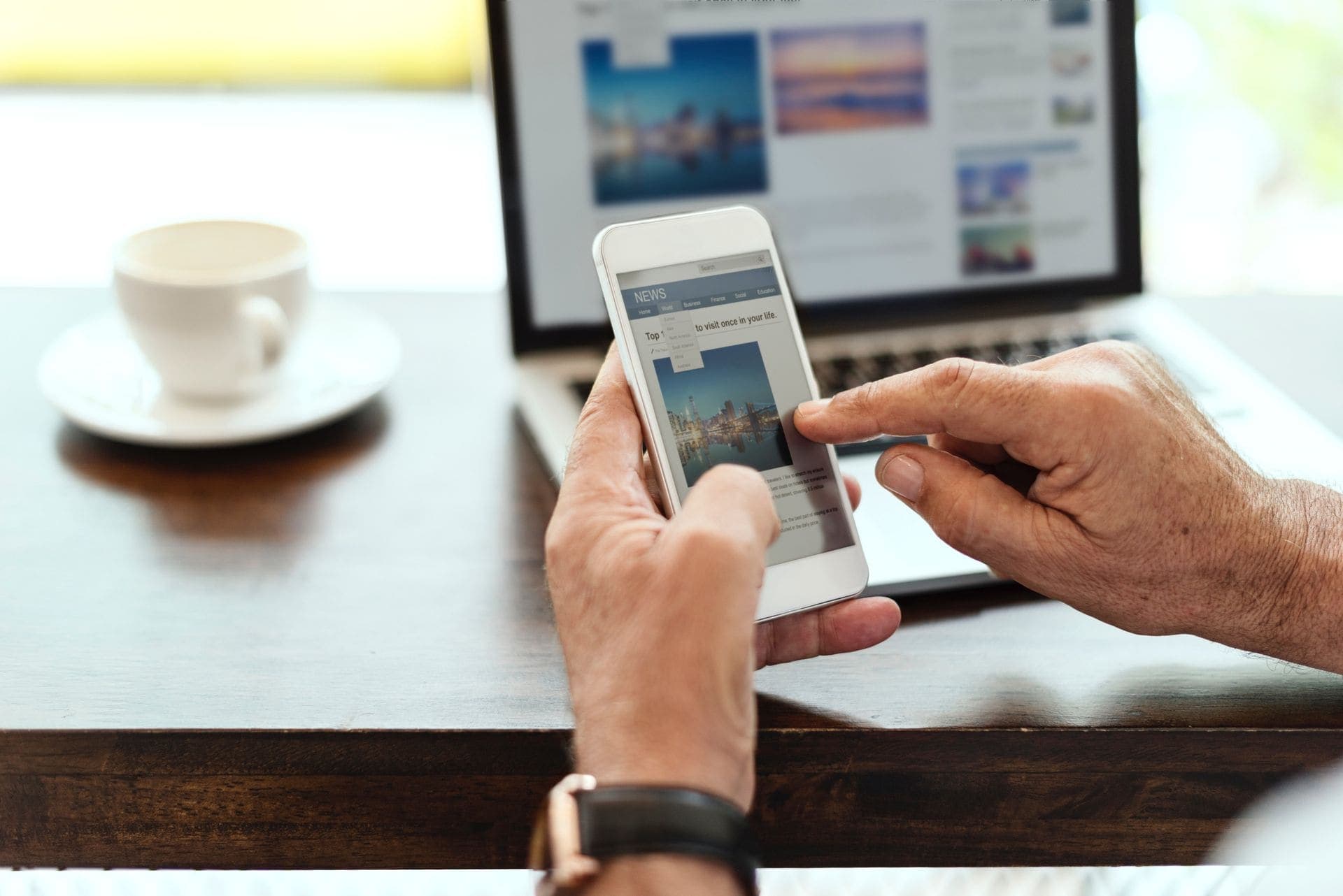 Laptop and smartphone mockups